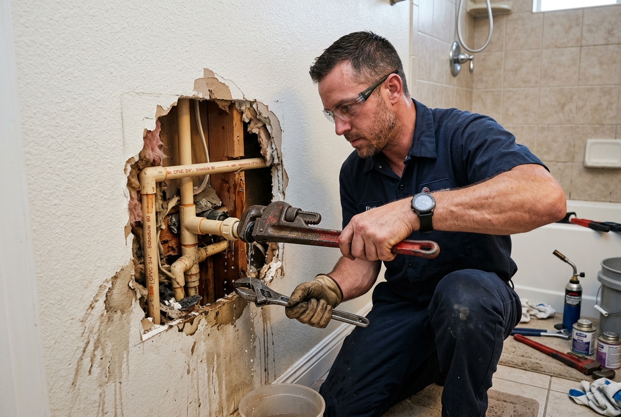 Concealed Pipe & Joint Leak Fixes